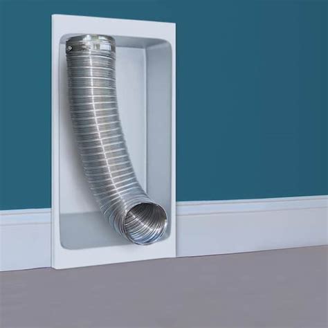 indoor electric dryer vent box|approved dryer vent material.